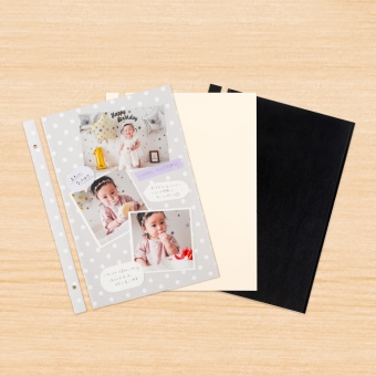 書き込めるペリペリ台紙